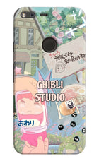 Studio Ghibli Google Pixel XL Hard Case Back Cover by Casekaro