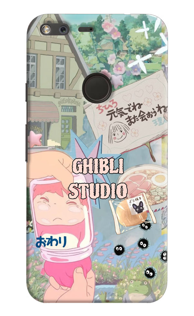 Studio Ghibli Google Pixel XL Hard Case Back Cover by Casekaro