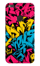Graffiti Vibe Google Pixel XL Hard Case Back Cover by Casekaro