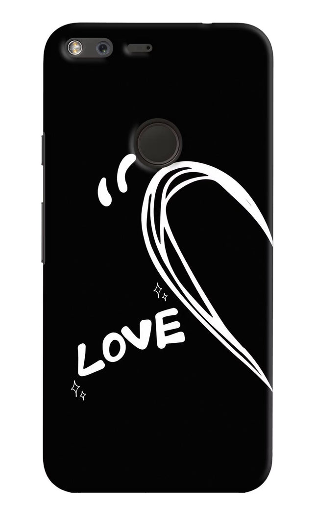 Love Line Google Pixel XL Hard Case Back Cover by Casekaro