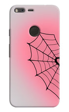 Pink Web Google Pixel XL Hard Case Back Cover by Casekaro
