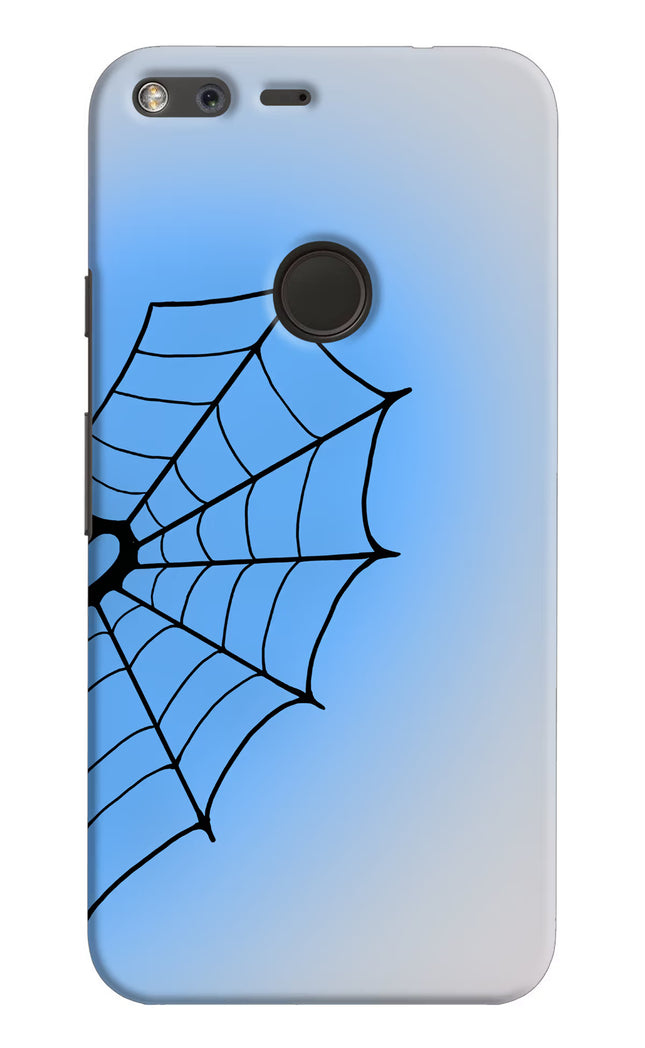Blue Web Google Pixel XL Hard Case Back Cover by Casekaro