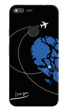 Love Orbit Google Pixel XL Hard Case Back Cover by Casekaro