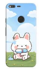 Bunny Treat Google Pixel XL Hard Case Back Cover by Casekaro