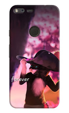Forever Cat Google Pixel XL Hard Case Back Cover by Casekaro