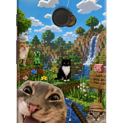 Minecraft Cat Chaos Google Pixel XL Hard Case Back Cover by Casekaro