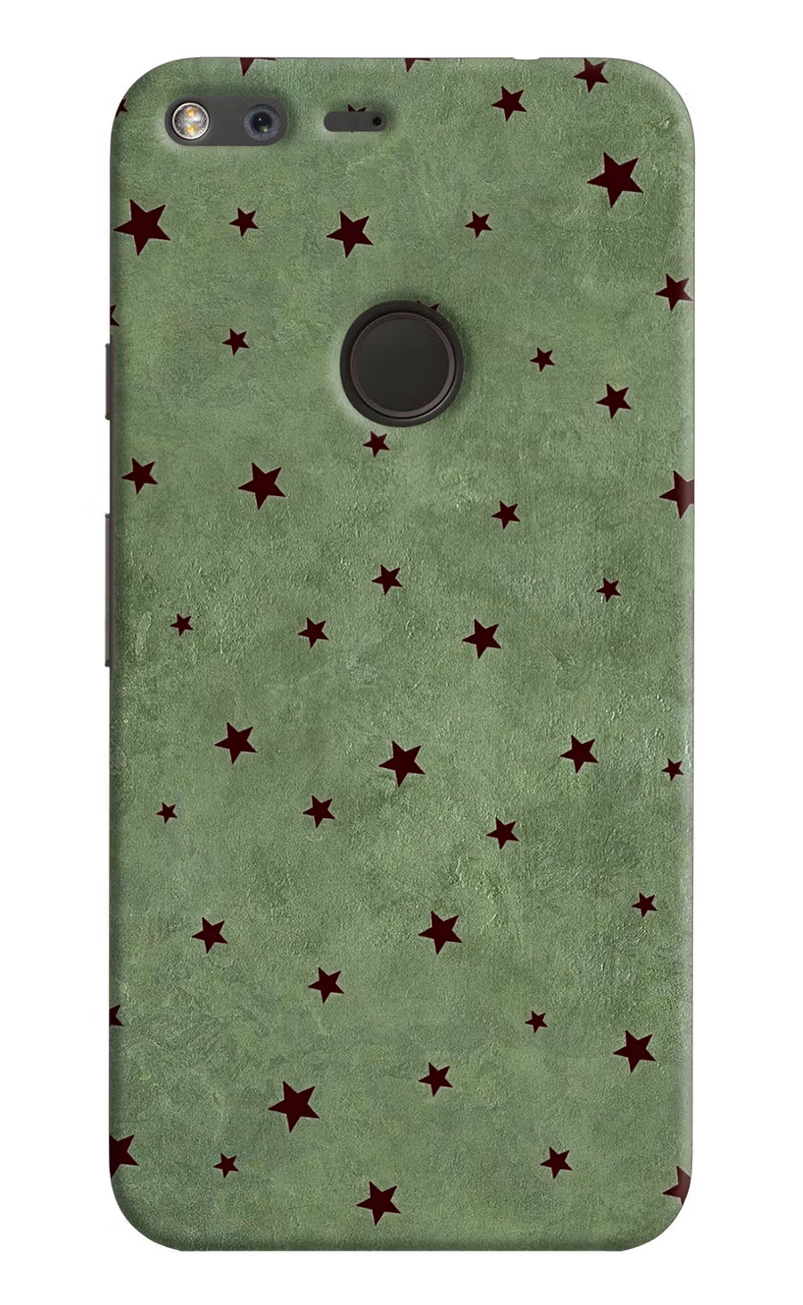 Green Stars Google Pixel XL Back Cover, Hard case