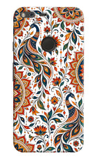 White Mayura Google Pixel XL Back Cover