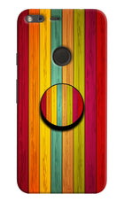 Multicolor Wooden Google Pixel XL Pop Case by Casekaro