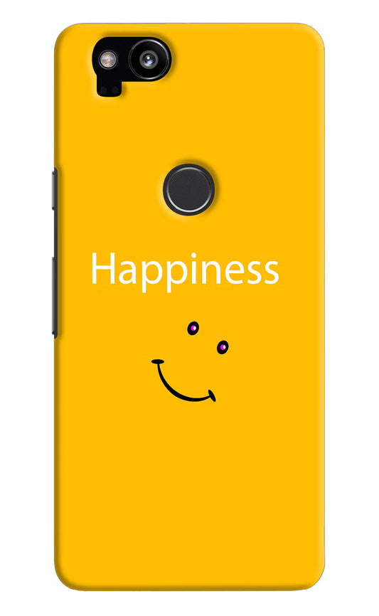 Happiness With Smiley Google Pixel 2 Hard Case Back Cover by Casekaro