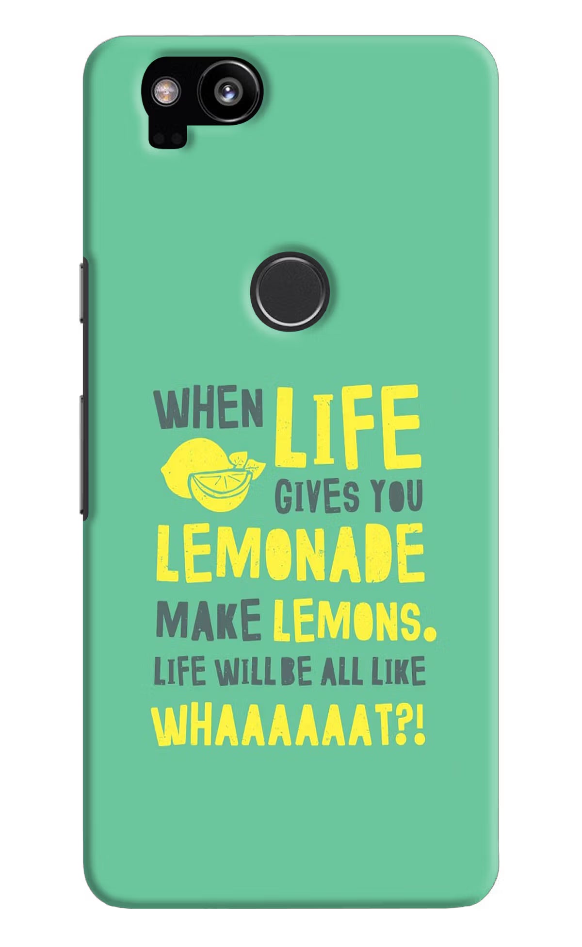 Quote Google Pixel 2 Hard Case Back Cover by Casekaro