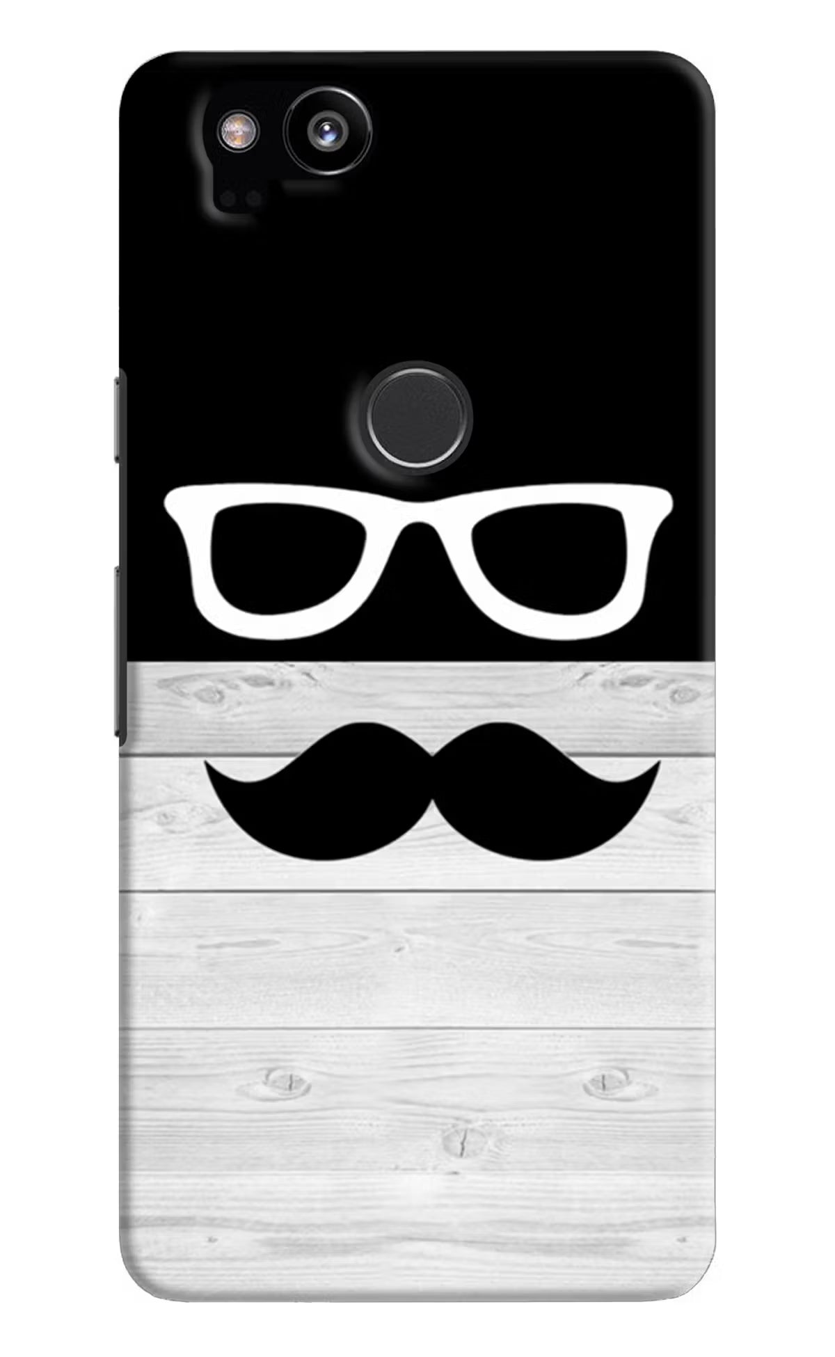 Mustache Google Pixel 2 Hard Case Back Cover by Casekaro