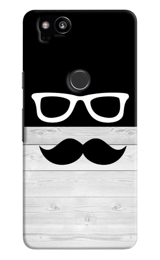 Mustache Google Pixel 2 Hard Case Back Cover by Casekaro