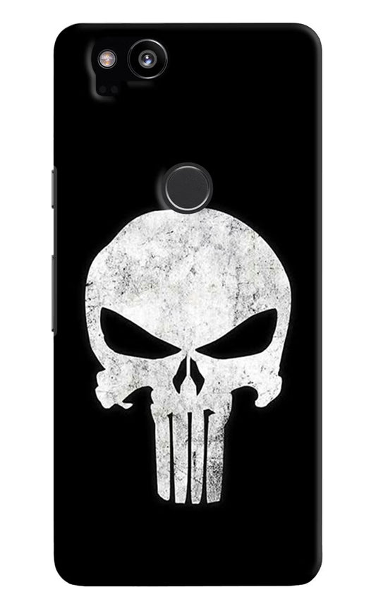Punisher Skull Google Pixel 2 Hard Case Back Cover by Casekaro