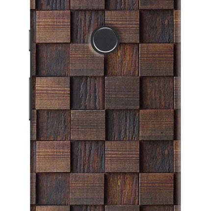 Wooden Cube Design Google Pixel 2 Hard Case Back Cover by Casekaro