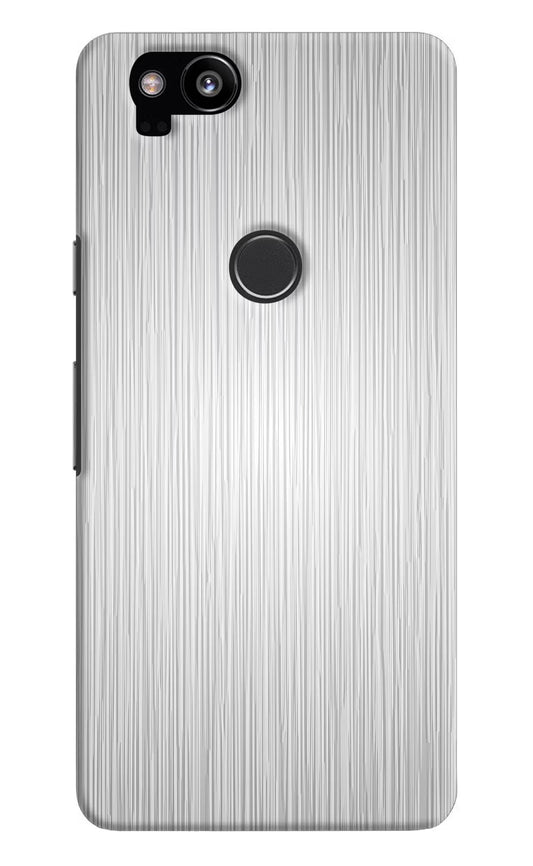 Wooden Grey Texture Google Pixel 2 Hard Case Back Cover by Casekaro