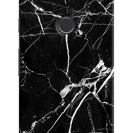 Black Marble Pattern Google Pixel 2 Hard Case Back Cover by Casekaro