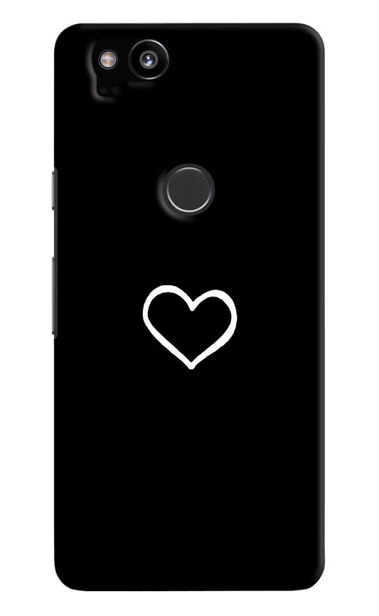 Heart Google Pixel 2 Hard Case Back Cover by Casekaro