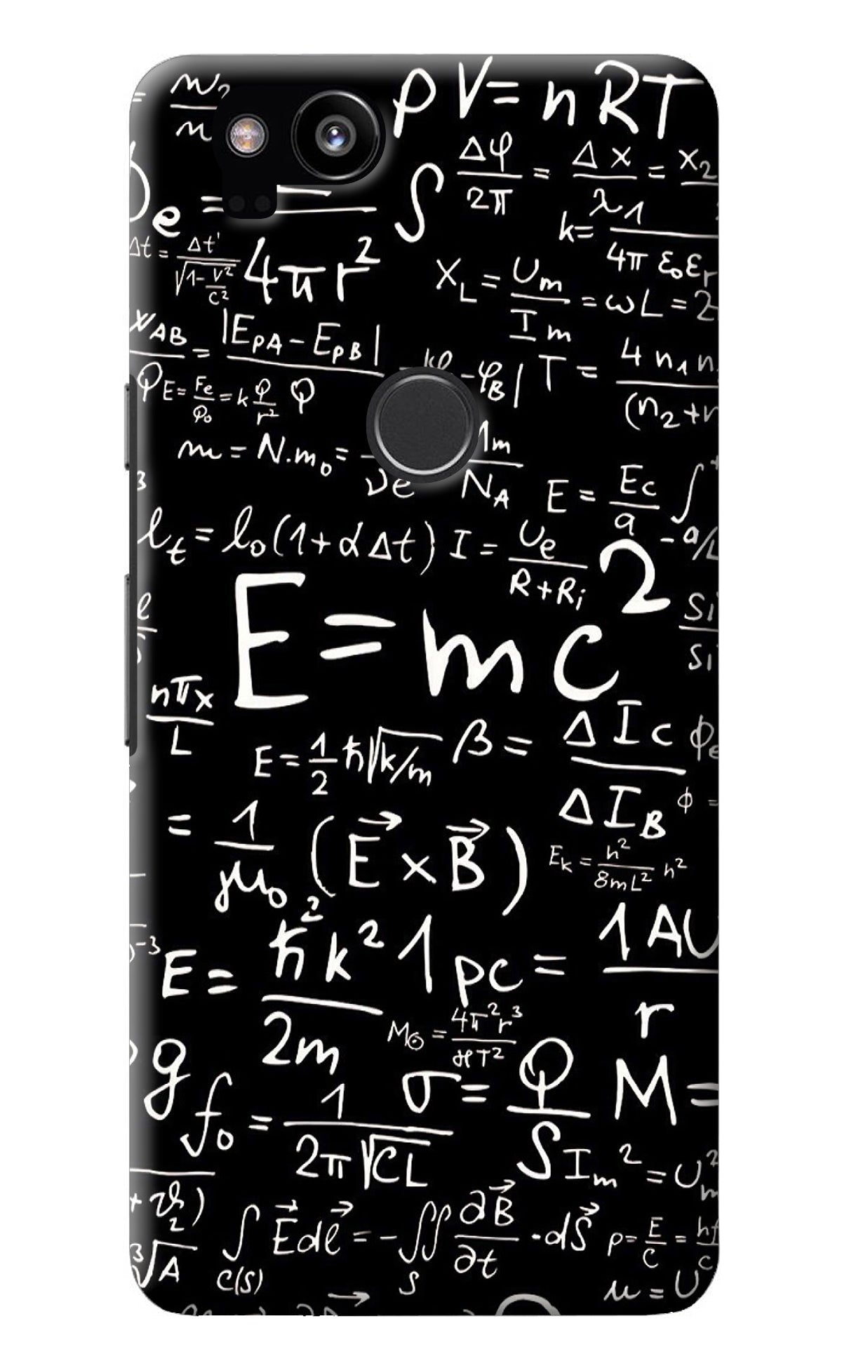 Physics Albert Einstein Formula Google Pixel 2 Back Cover