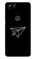 Paper Plane White Google Pixel 2 Hard Case Back Cover by Casekaro