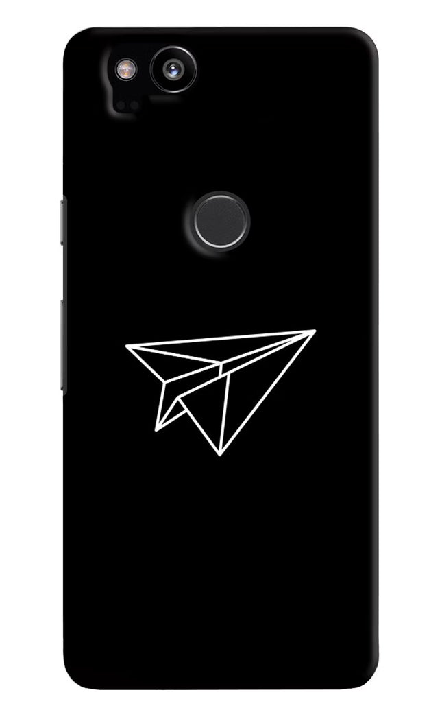 Paper Plane White Google Pixel 2 Hard Case Back Cover by Casekaro