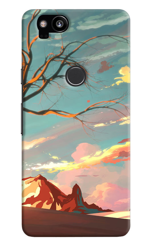 Scenery Google Pixel 2 Hard Case Back Cover by Casekaro