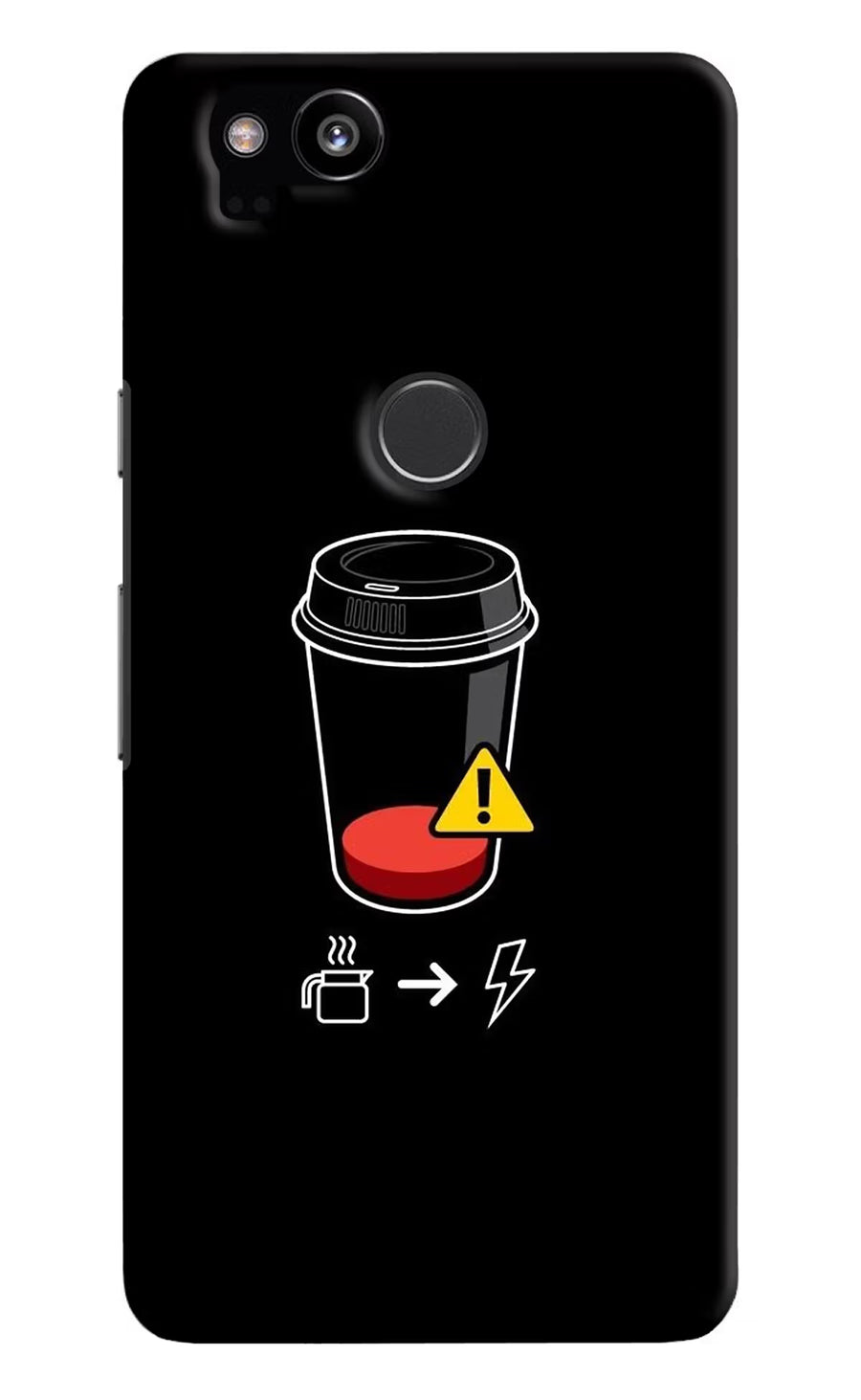 Coffee Google Pixel 2 Back Cover, Hard case