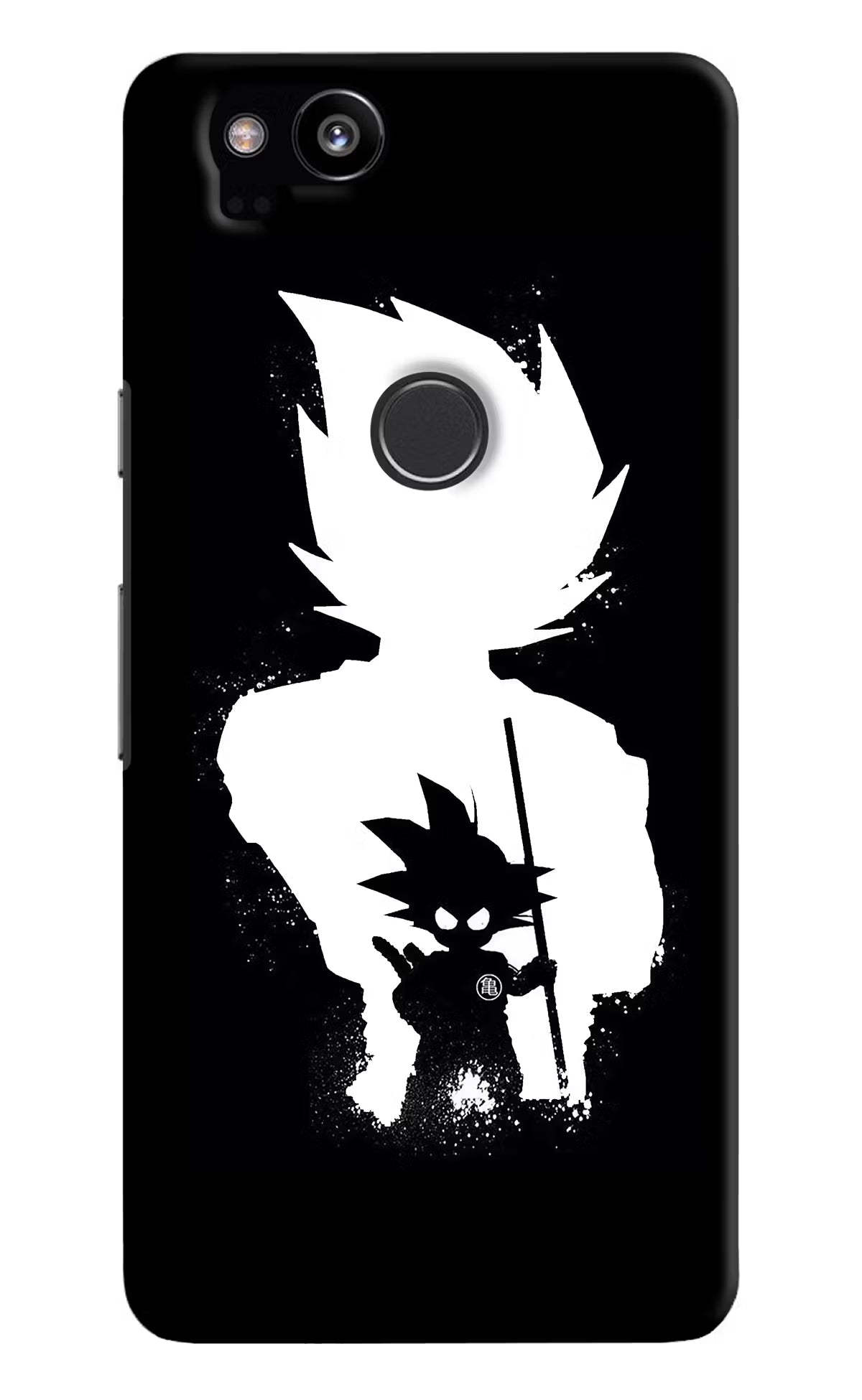 Goku Shadow Google Pixel 2 Hard Case Back Cover by Casekaro
