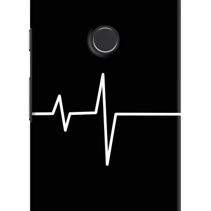 Heart Beats Google Pixel 2 Hard Case Back Cover by Casekaro