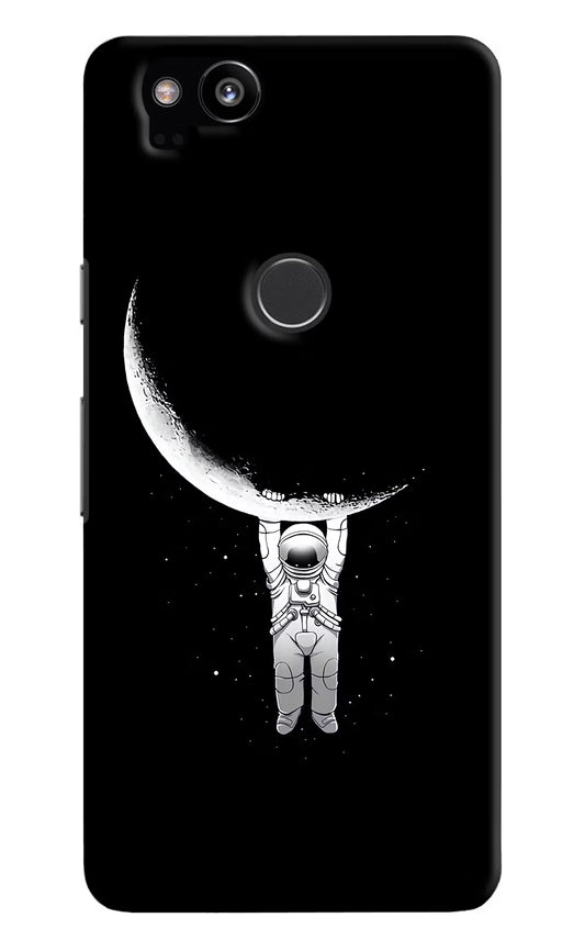 Moon Space Google Pixel 2 Hard Case Back Cover by Casekaro