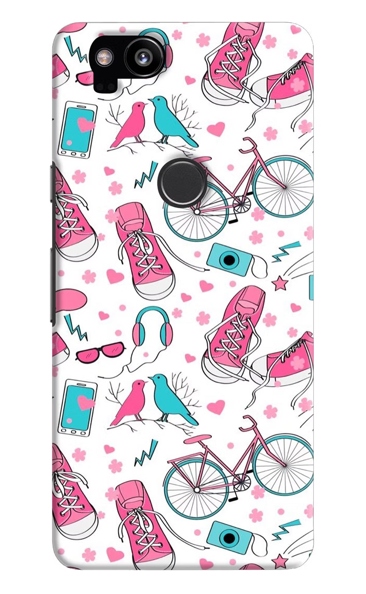 Artwork Google Pixel 2 Hard Case Back Cover by Casekaro