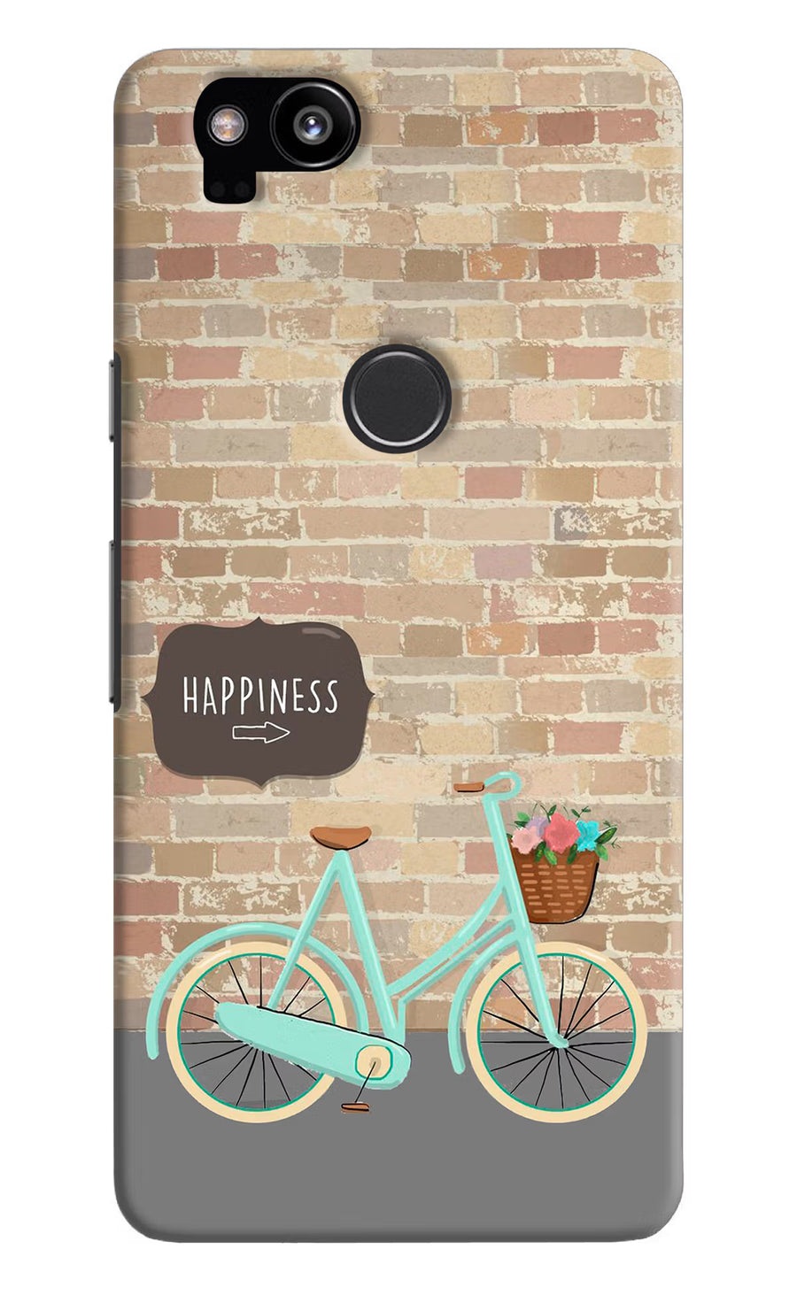 Happiness Artwork Google Pixel 2 Back Cover, Hard case