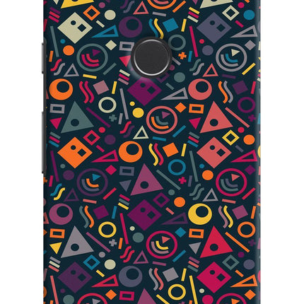 Geometric Abstract Google Pixel 2 Hard Case Back Cover by Casekaro