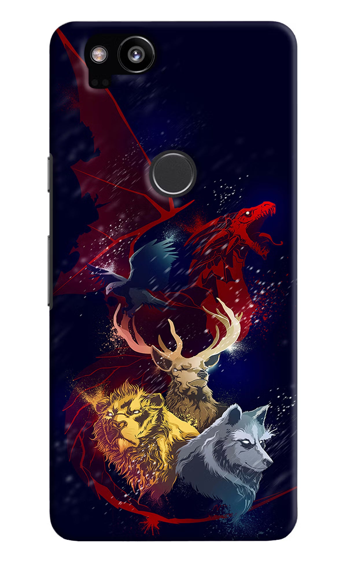 Game Of Thrones Google Pixel 2 Hard Case Back Cover by Casekaro