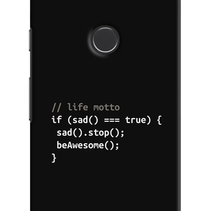 Life Motto Code Google Pixel 2 Hard Case Back Cover by Casekaro