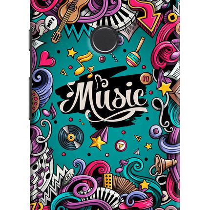 Music Graffiti Google Pixel 2 Hard Case Back Cover by Casekaro