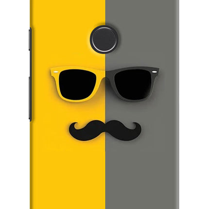 Sunglasses with Mustache Google Pixel 2 Hard Case Back Cover by Casekaro