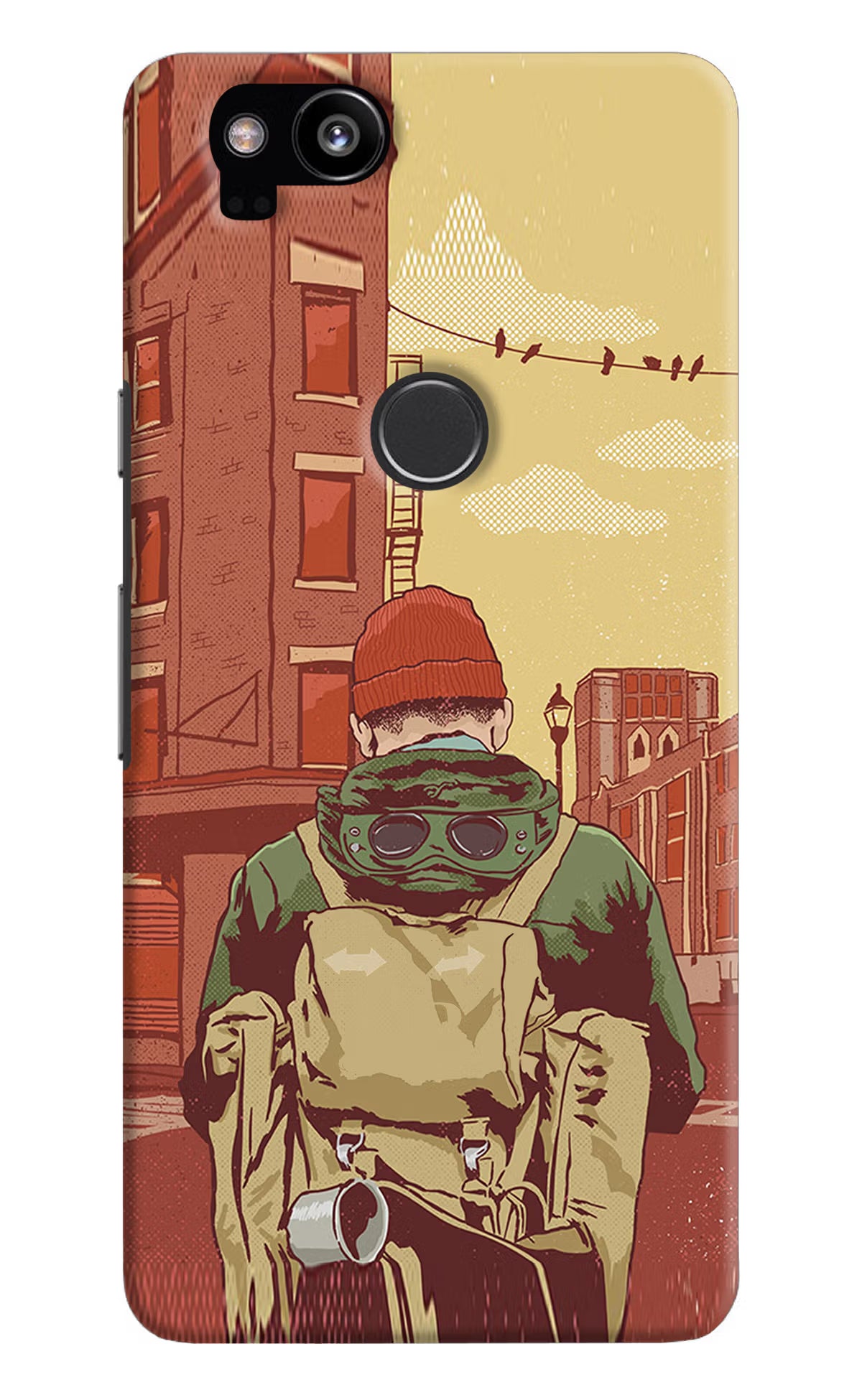 Adventurous Google Pixel 2 Hard Case Back Cover by Casekaro