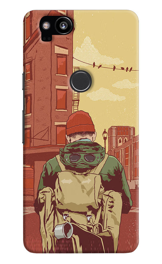 Adventurous Google Pixel 2 Hard Case Back Cover by Casekaro