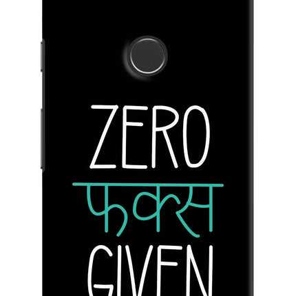 Zero Fucks Given Google Pixel 2 Hard Case Back Cover by Casekaro