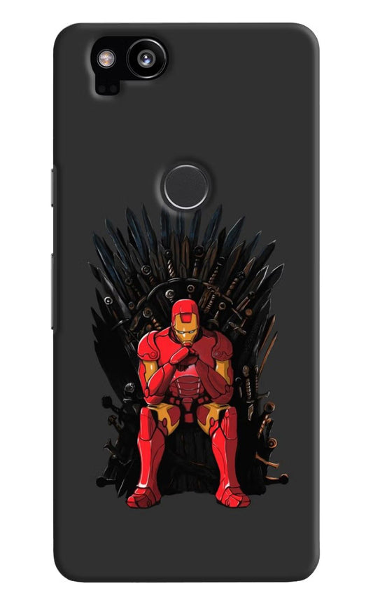 Ironman Throne Google Pixel 2 Hard Case Back Cover by Casekaro