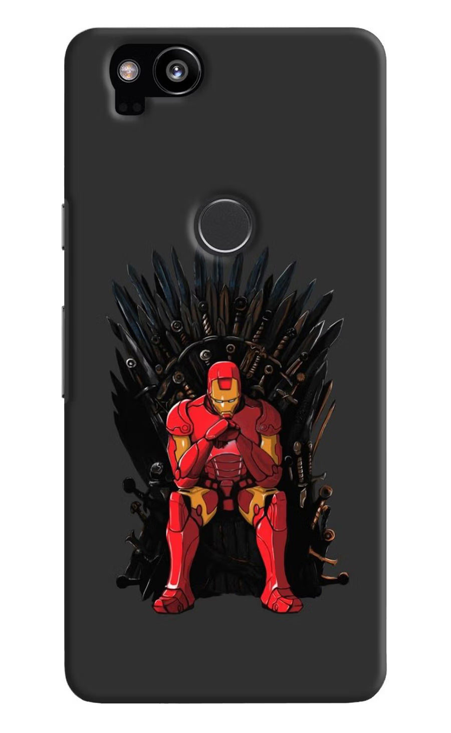 Ironman Throne Google Pixel 2 Back Cover, Hard case