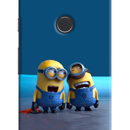 Minion Laughing Google Pixel 2 Hard Case Back Cover by Casekaro