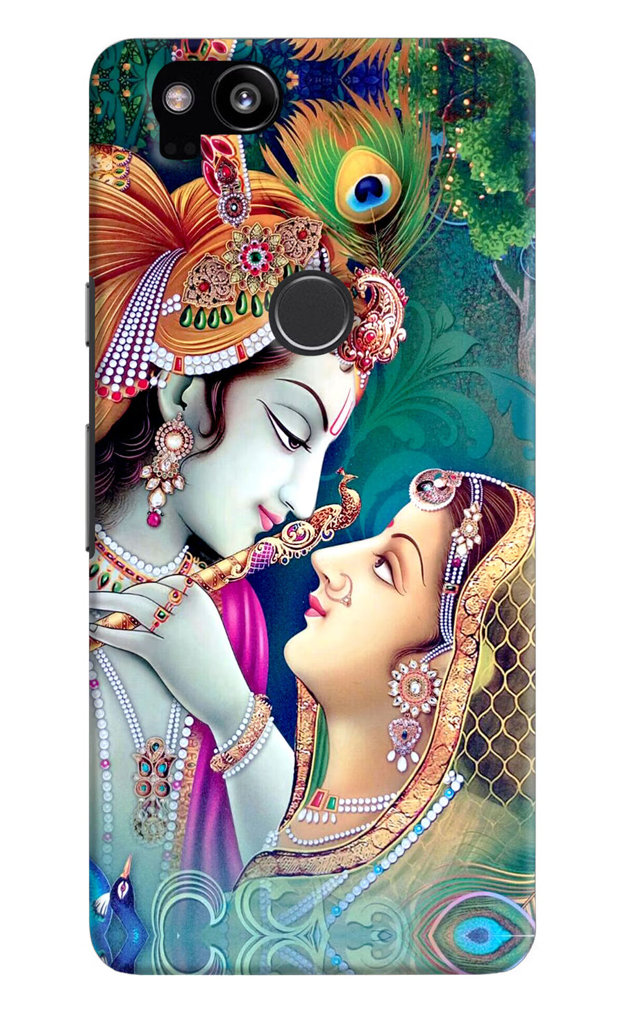 Lord Radha Krishna Google Pixel 2 Back Cover, Hard case