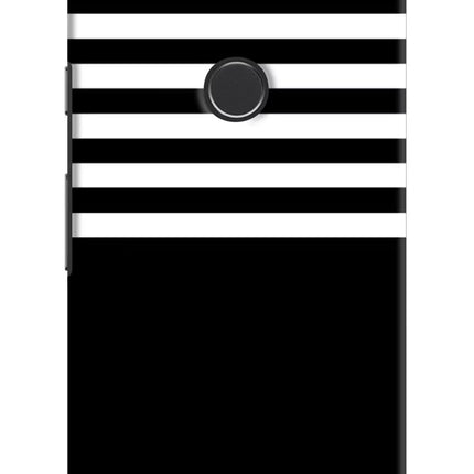 Black and White Print Google Pixel 2 Hard Case Back Cover by Casekaro