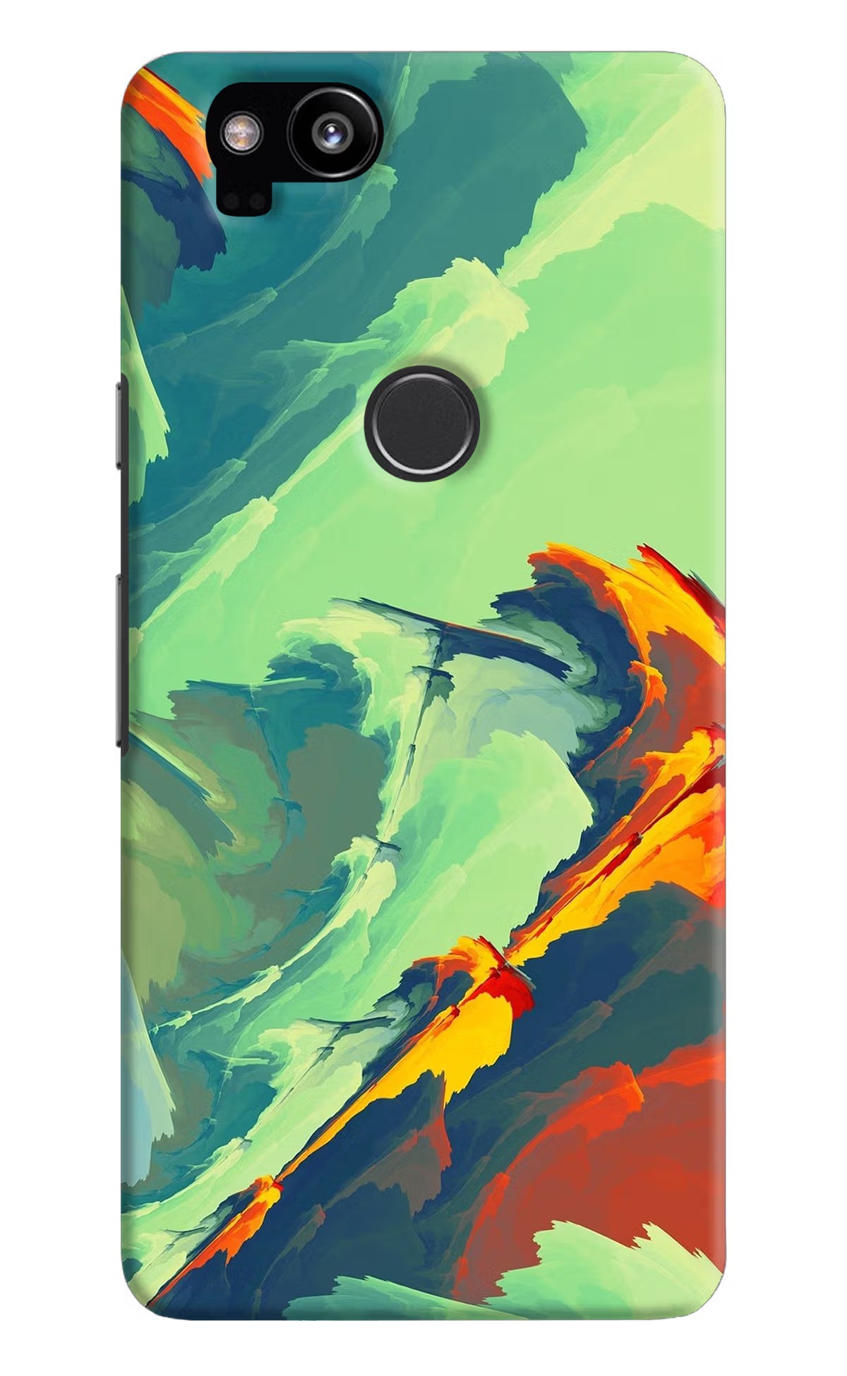 Paint Art Google Pixel 2 Hard Case Back Cover by Casekaro
