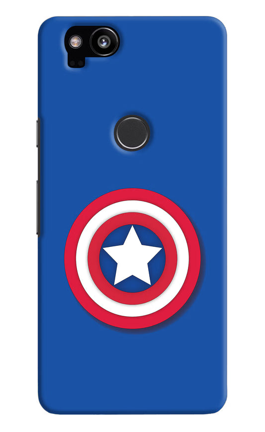 Shield Google Pixel 2 Hard Case Back Cover by Casekaro