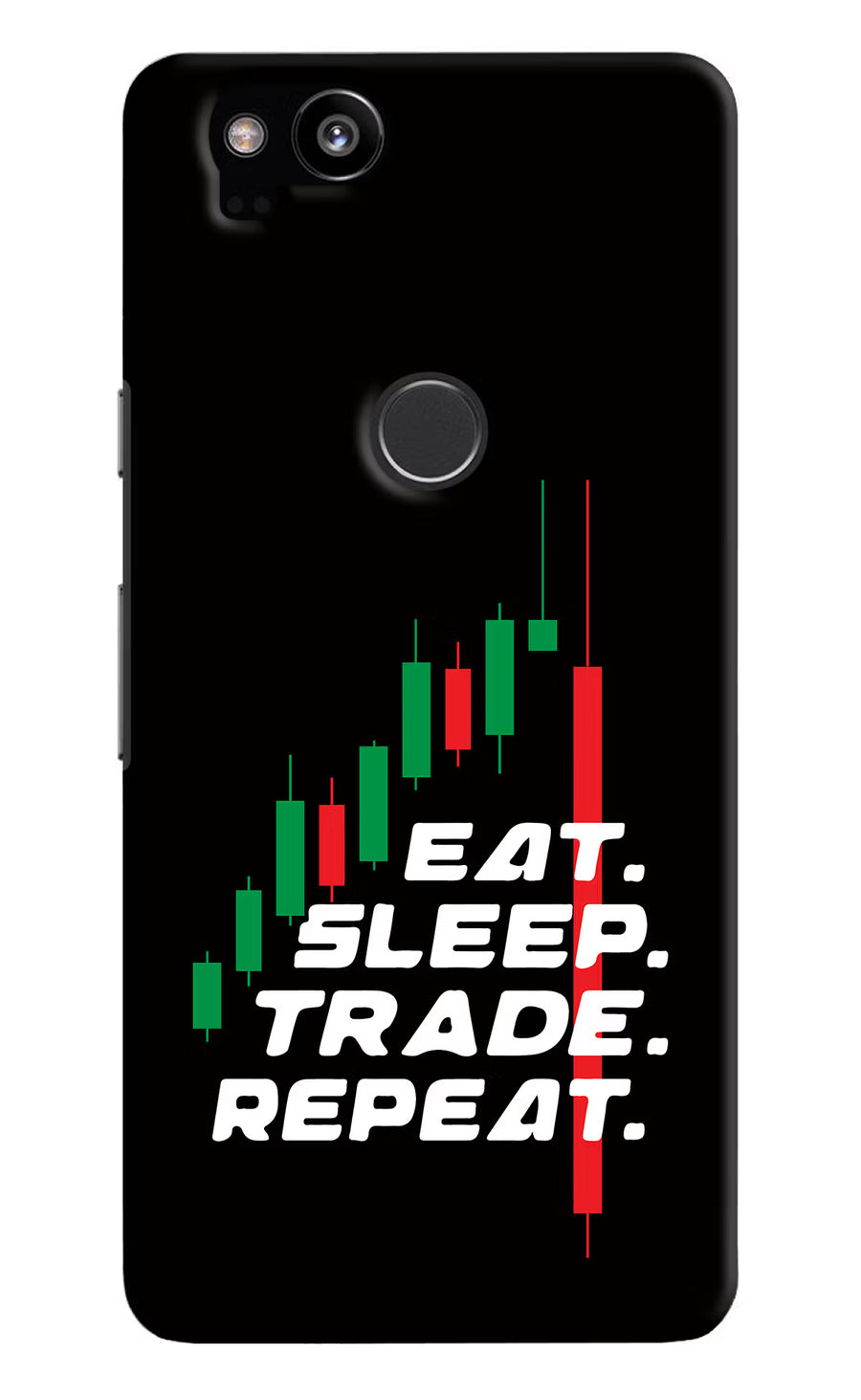 Eat Sleep Trade Repeat Google Pixel 2 Back Cover, Hard case