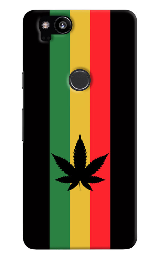 Weed Flag Google Pixel 2 Hard Case Back Cover by Casekaro
