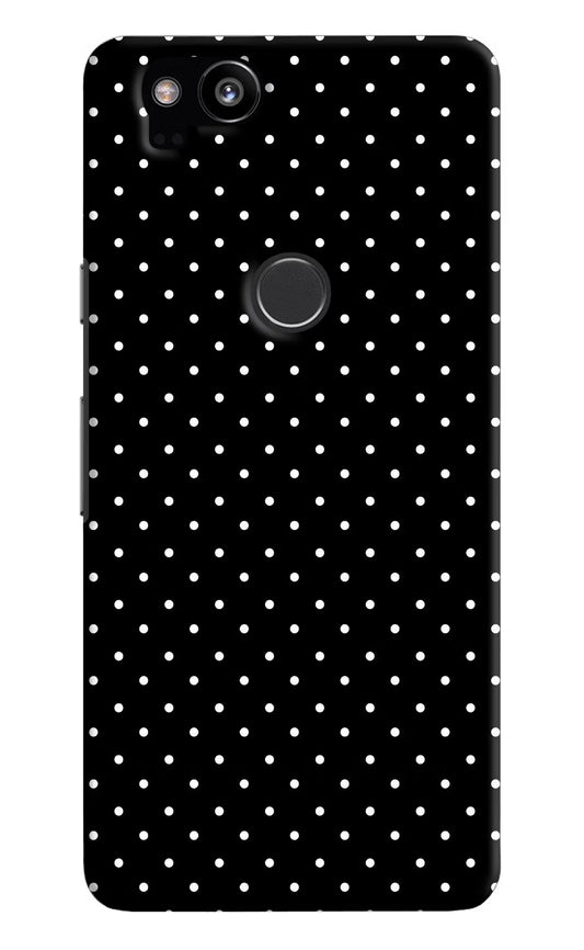 White Dots Google Pixel 2 Hard Case Back Cover by Casekaro